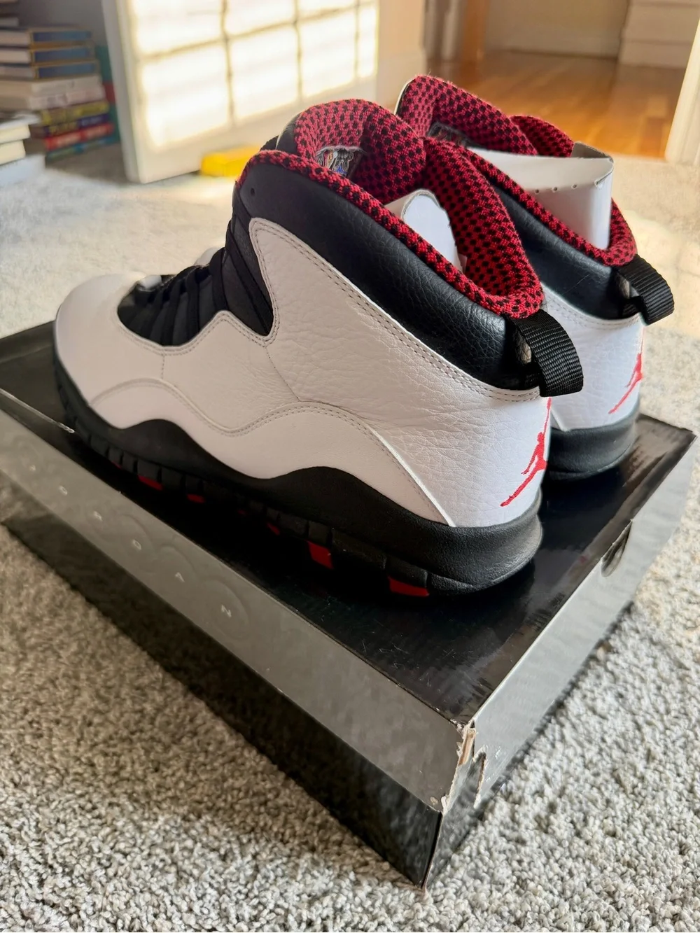 Air Jordan Retro 10 White/Black/Red